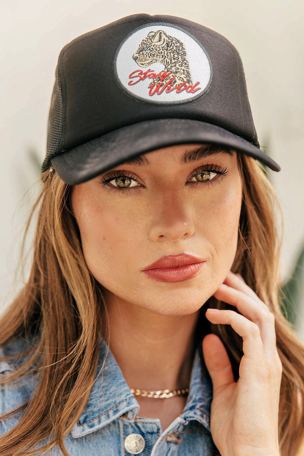 NEW!! "Stay Wild" Trucker Hat in Black