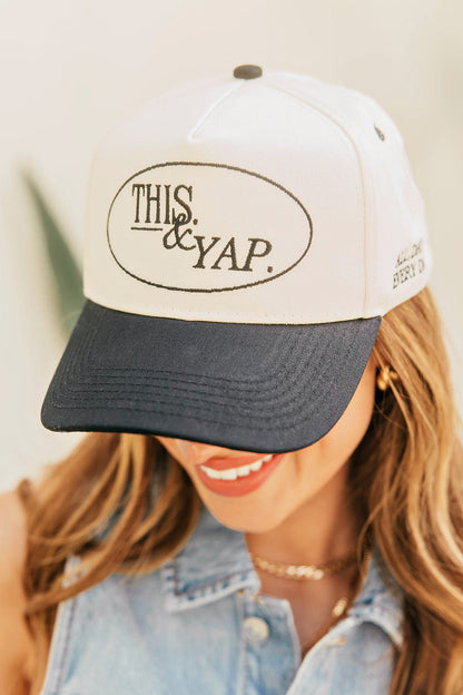 FINAL SALE!! "This & Yap" Vintage Trucker Hat