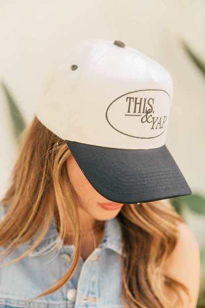 FINAL SALE!! "This & Yap" Vintage Trucker Hat