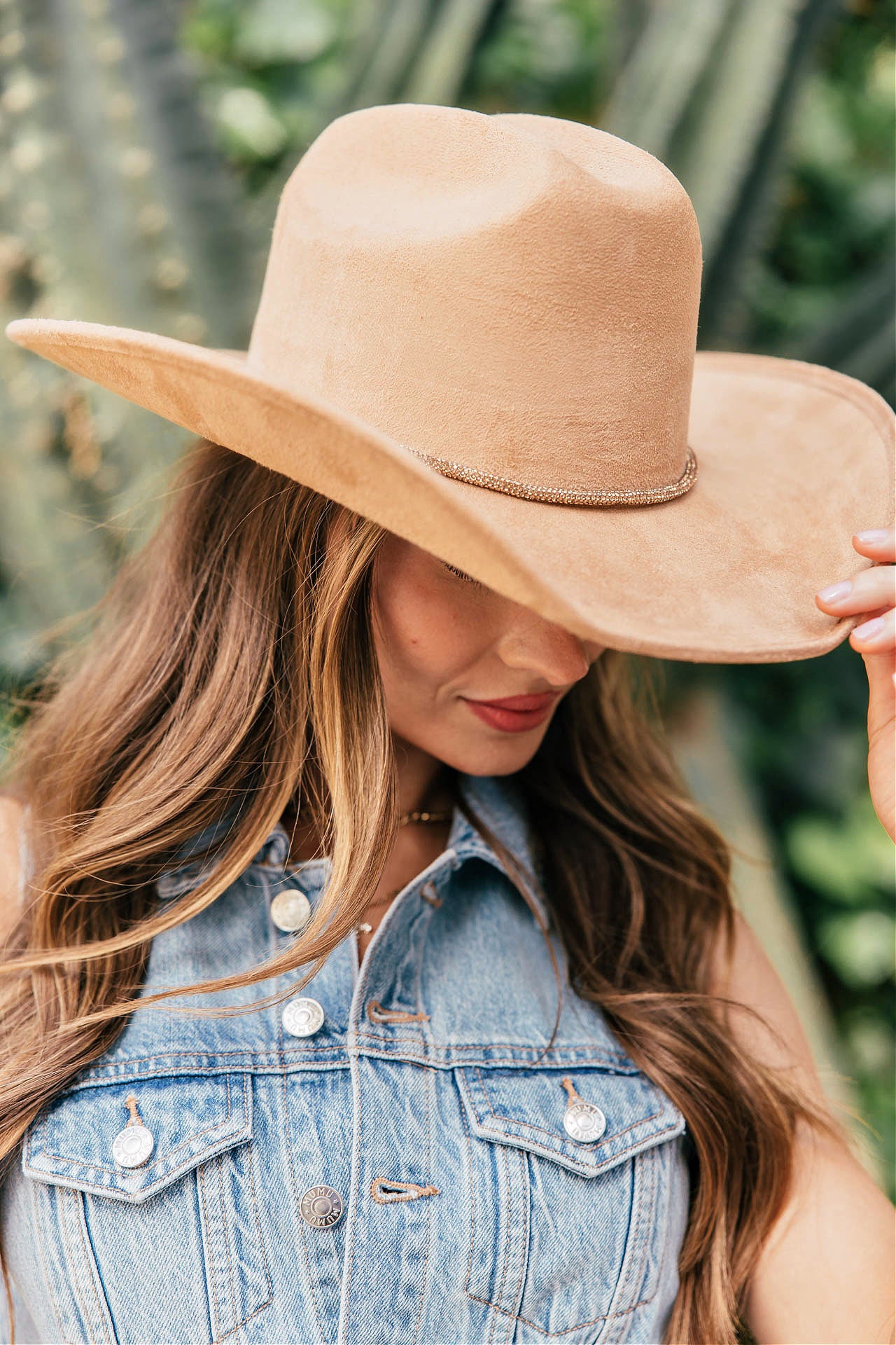 Kenny Faux Suede Cowboy Hat