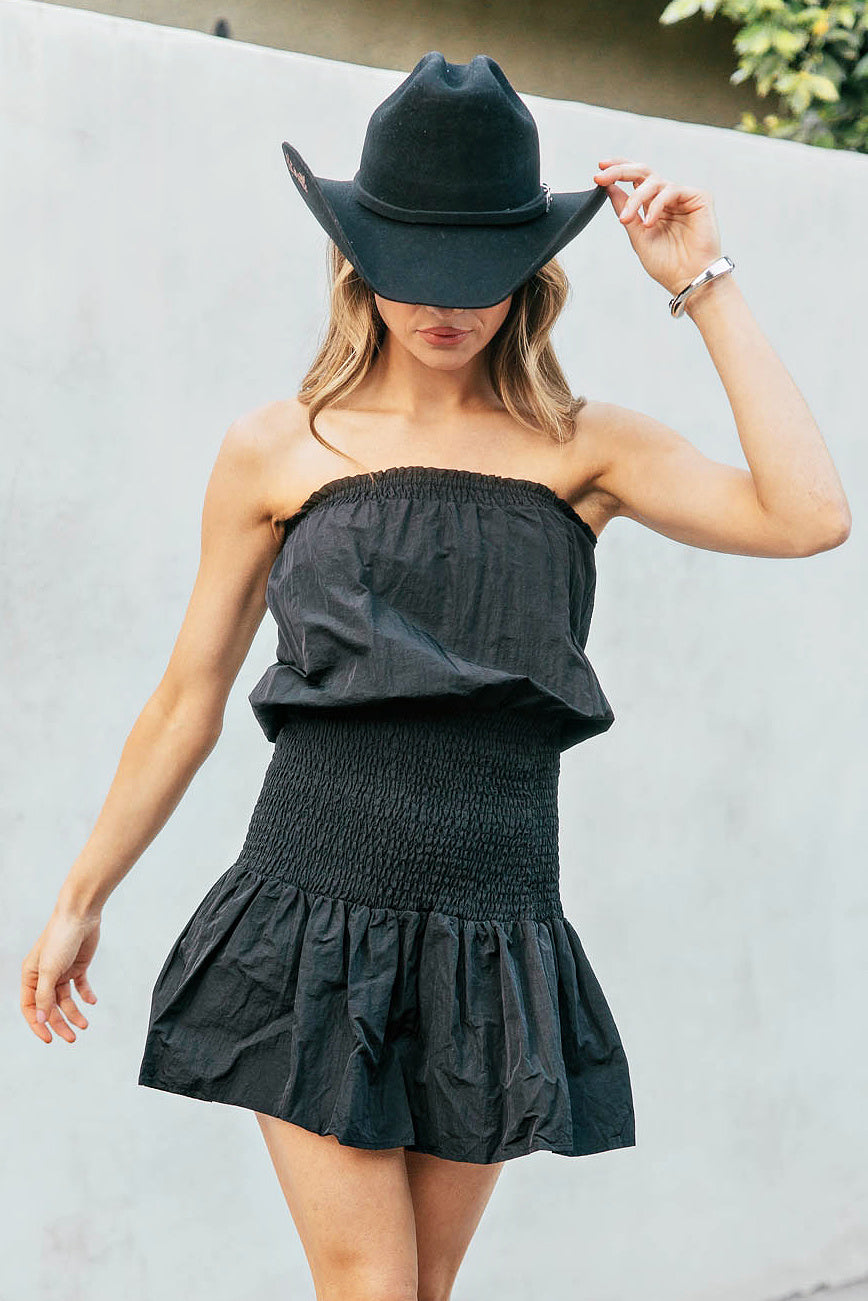 FINAL SALE "Indie" Smocked Strapless Dress