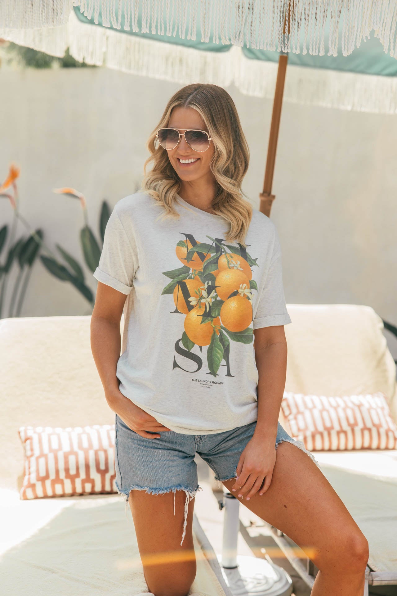 FINAL SALE!! "Mimosa" Oversized Tee