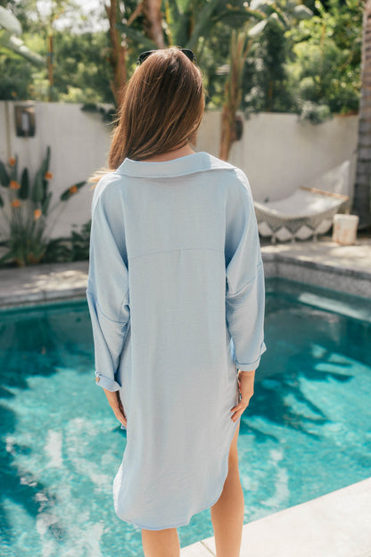 FINAL SALE!! Paradise Cover Up in Blue