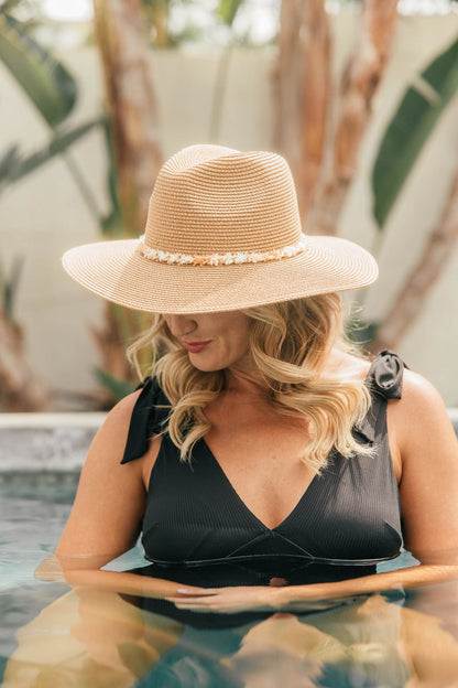 FINAL SALE!! "Sydney" Straw Panama in Natural