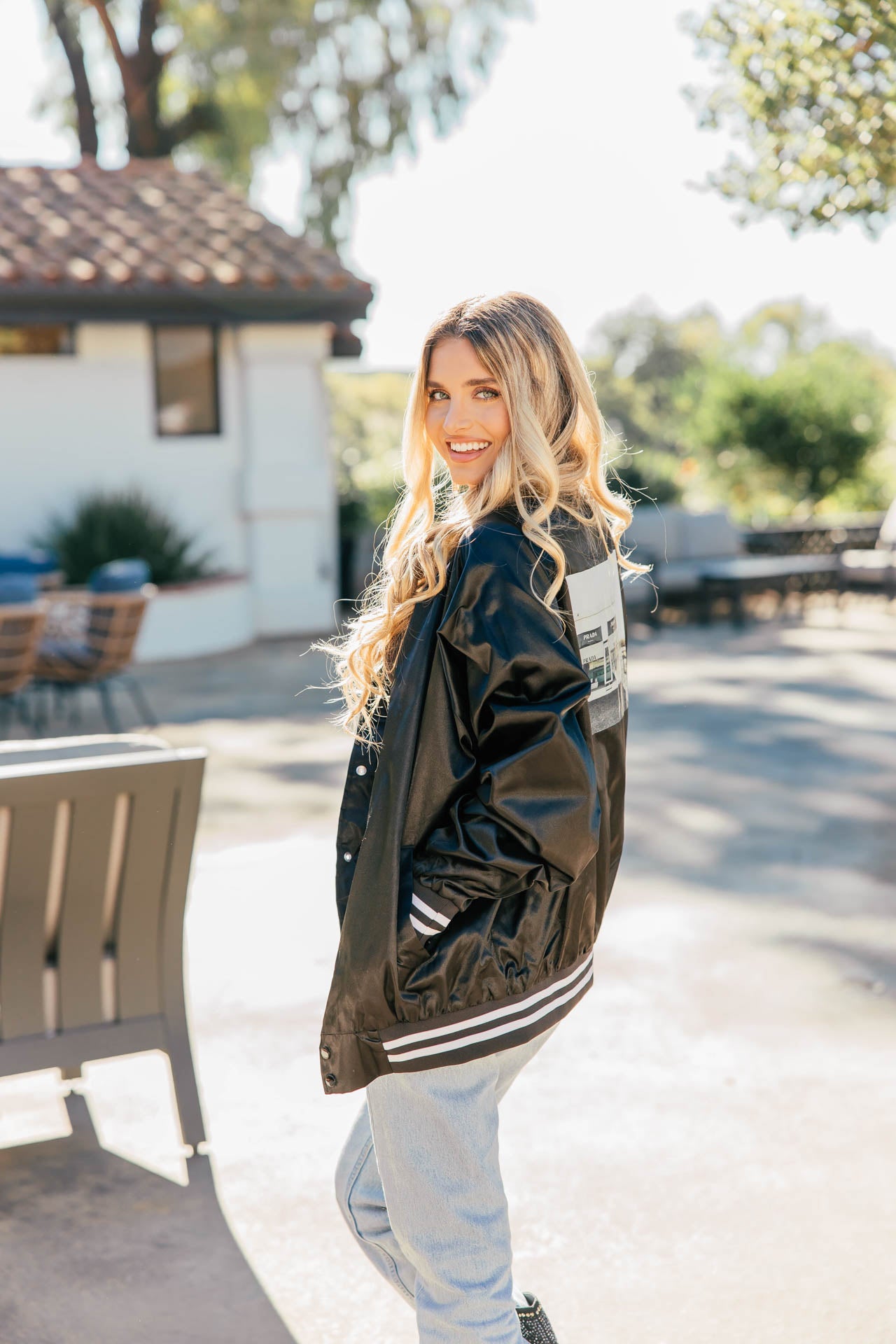 NEW!! Marfa Bomber Jacket in Black