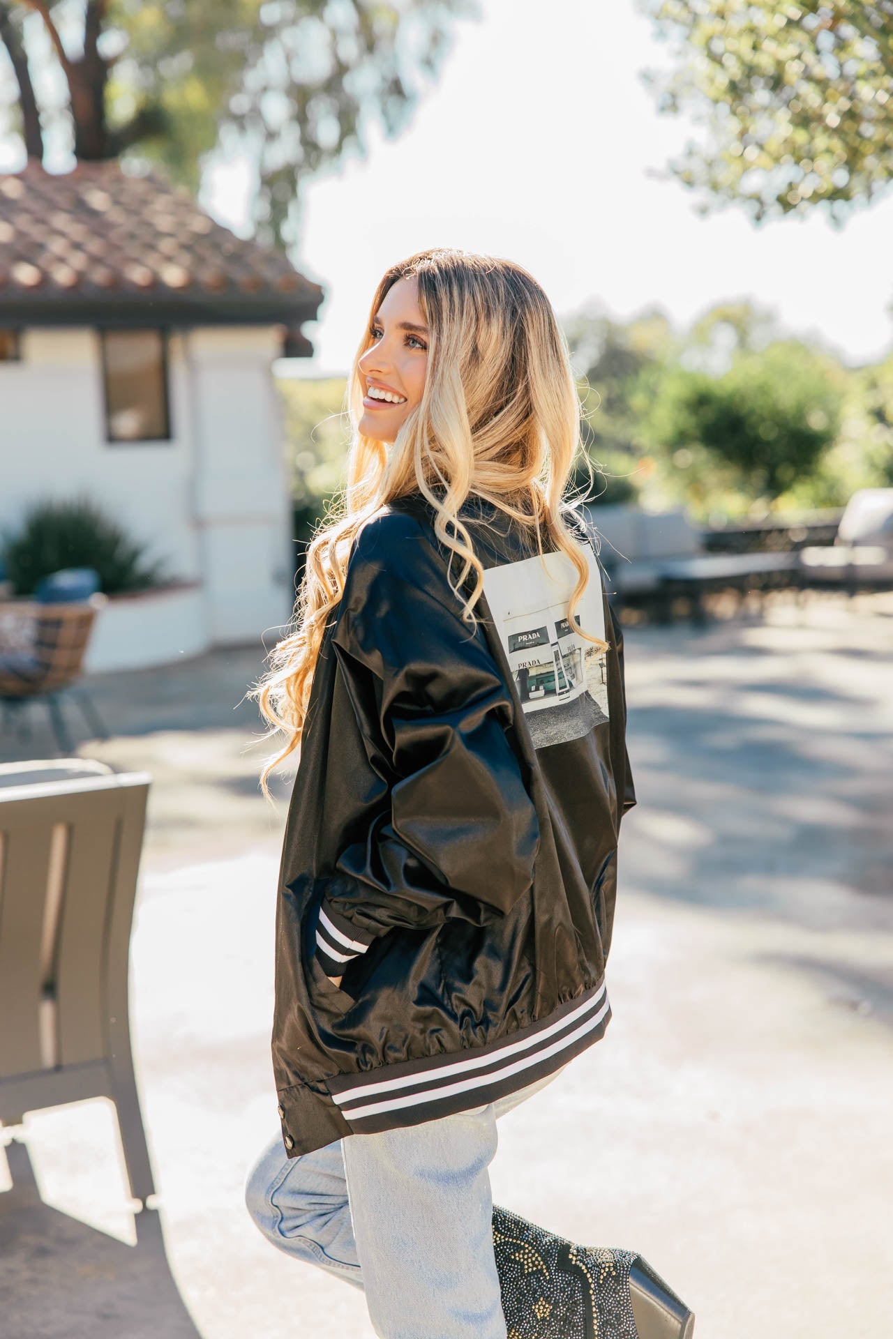 NEW!! Marfa Bomber Jacket in Black