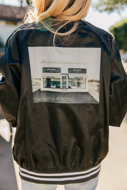 NEW!! Marfa Bomber Jacket in Black