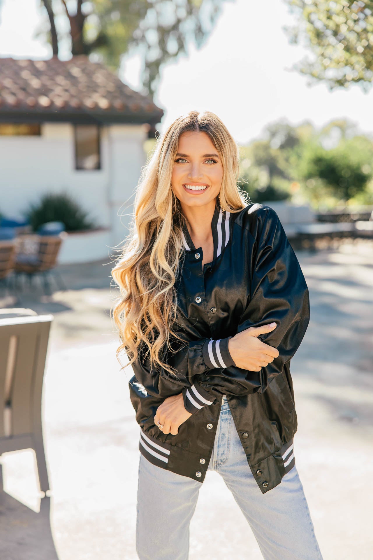 NEW!! Marfa Bomber Jacket in Black