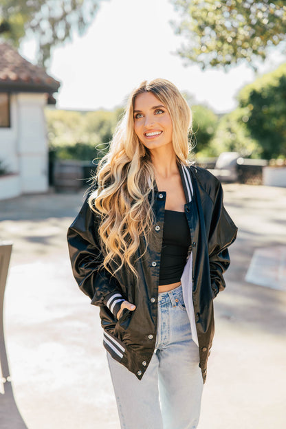 NEW!! Marfa Bomber Jacket in Black