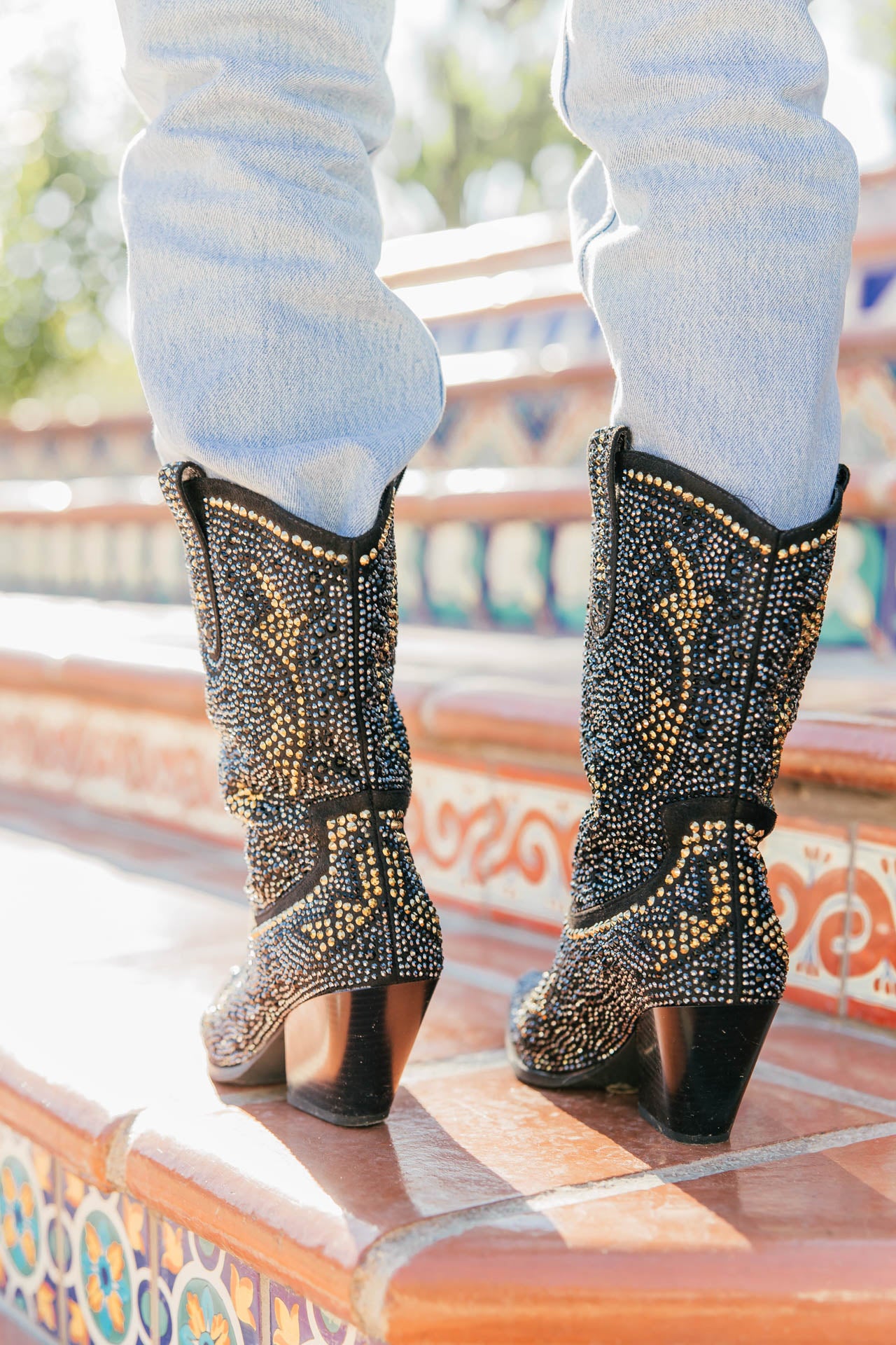 NEW!! The “Lainey” Rhinestone Western Bootie
