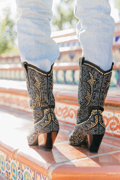 NEW!! The “Lainey” Rhinestone Western Bootie