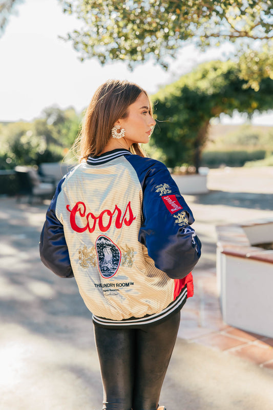 LICENSED!! The "Coors Heritage" Official Nylon Bomber Jacket