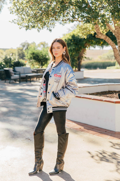 LICENSED!! The "Coors Light" Official Nylon Bomber Jacket