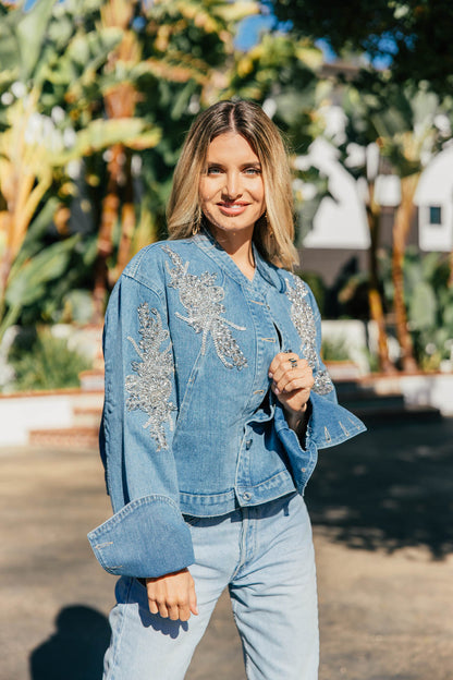 NEW!! "Rodeo Vogue" Embellished Denim Jacket