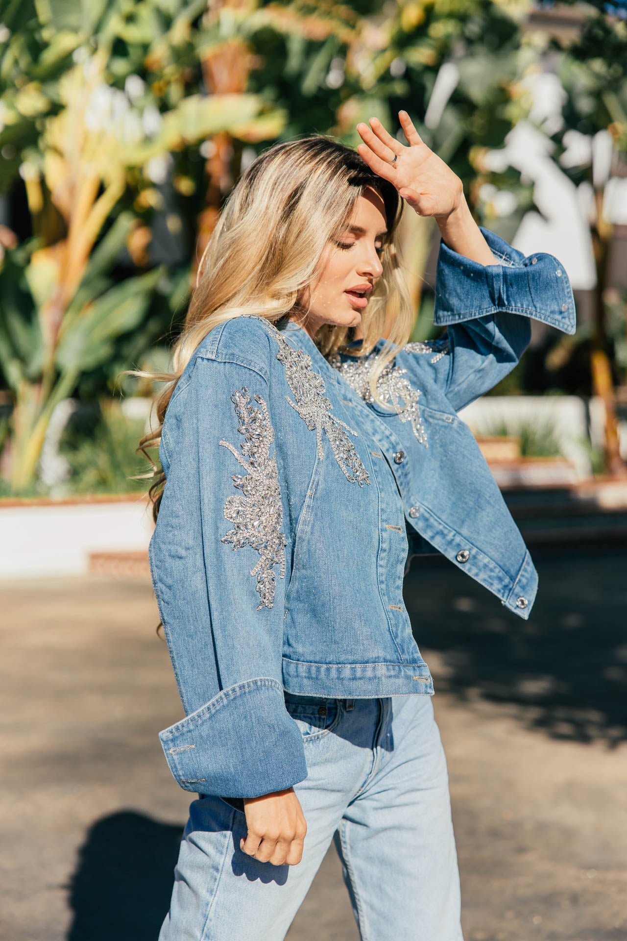 NEW!! "Rodeo Vogue" Embellished Denim Jacket