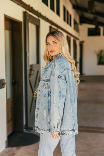 NEW!! "It Girl" Oversized Denim Jacket