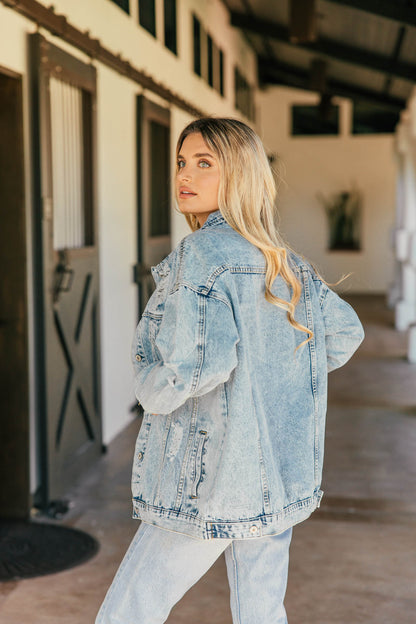 NEW!! "It Girl" Oversized Denim Jacket