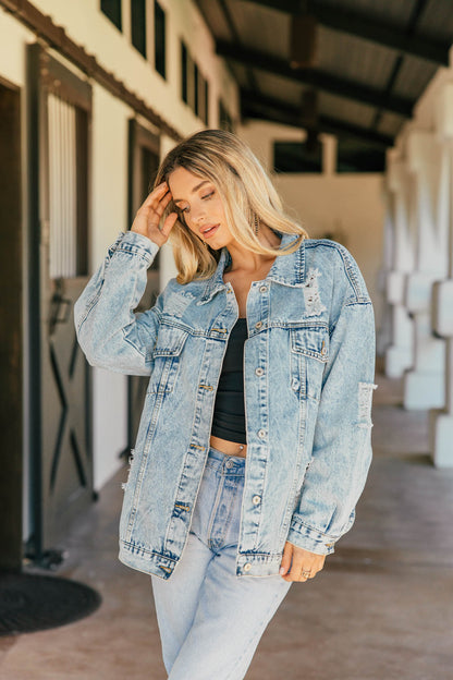 NEW!! "It Girl" Oversized Denim Jacket