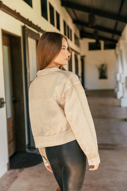 NEW!! Camden Rhinestone Denim Jacket