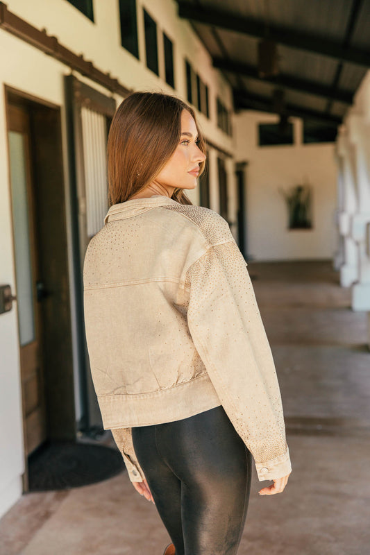 NEW!! Camden Rhinestone Denim Jacket