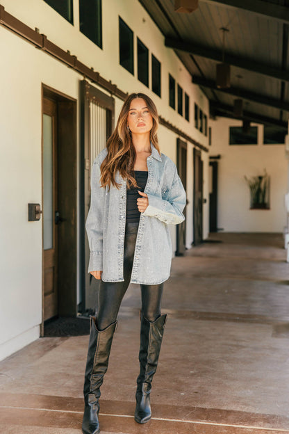 NEW!! Lincoln Denim Shirt Jacket