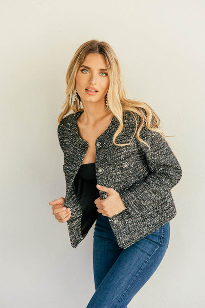 NEW!! The "Cheval" Metallic Tweed Jacket