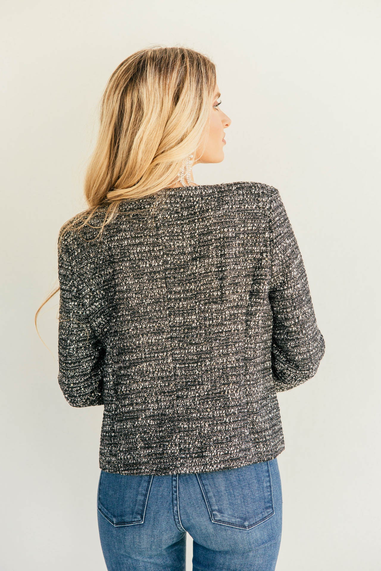 NEW!! The "Cheval" Metallic Tweed Jacket