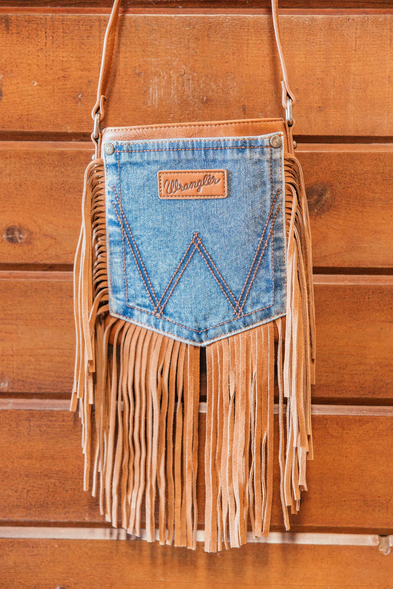 NEW!! Wrangler Pocket Fringe Purse