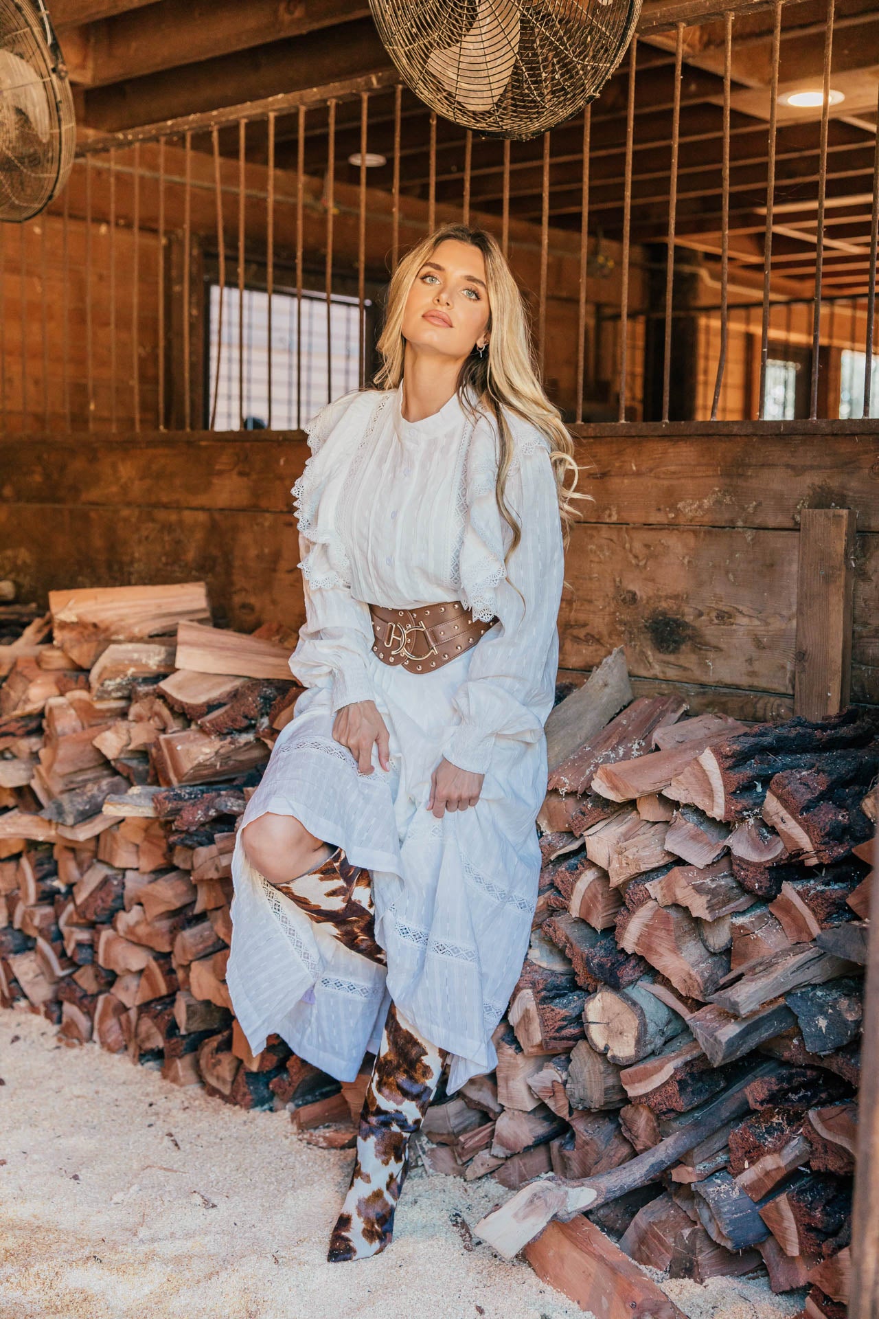 NEW!! "Western Couture" Top and Skirt Set