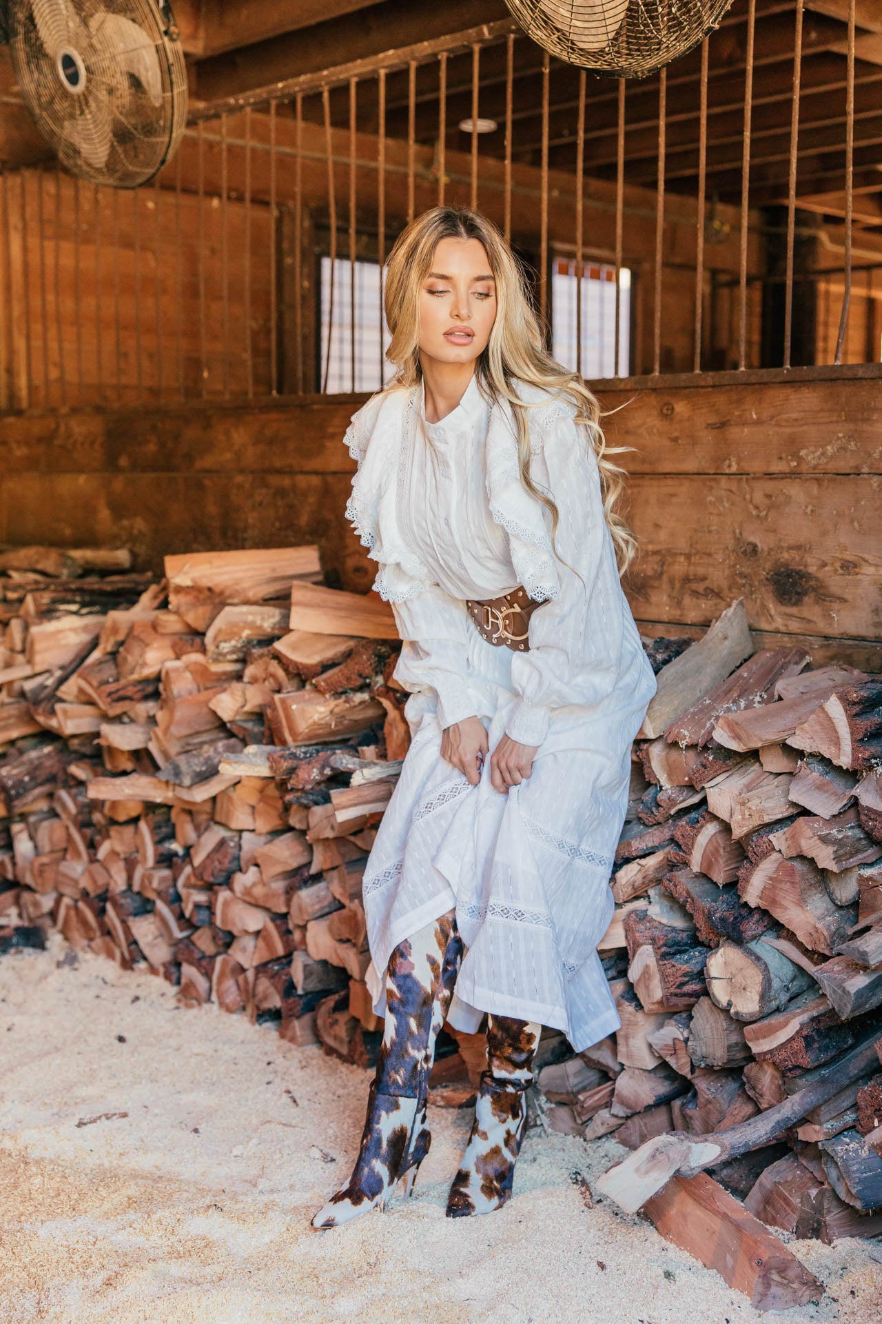 NEW!! "Western Couture" Top and Skirt Set