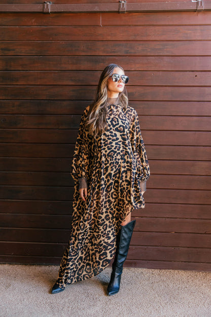 NEW!! "Luxe Life" Asymmetric Tunic in Leopard
