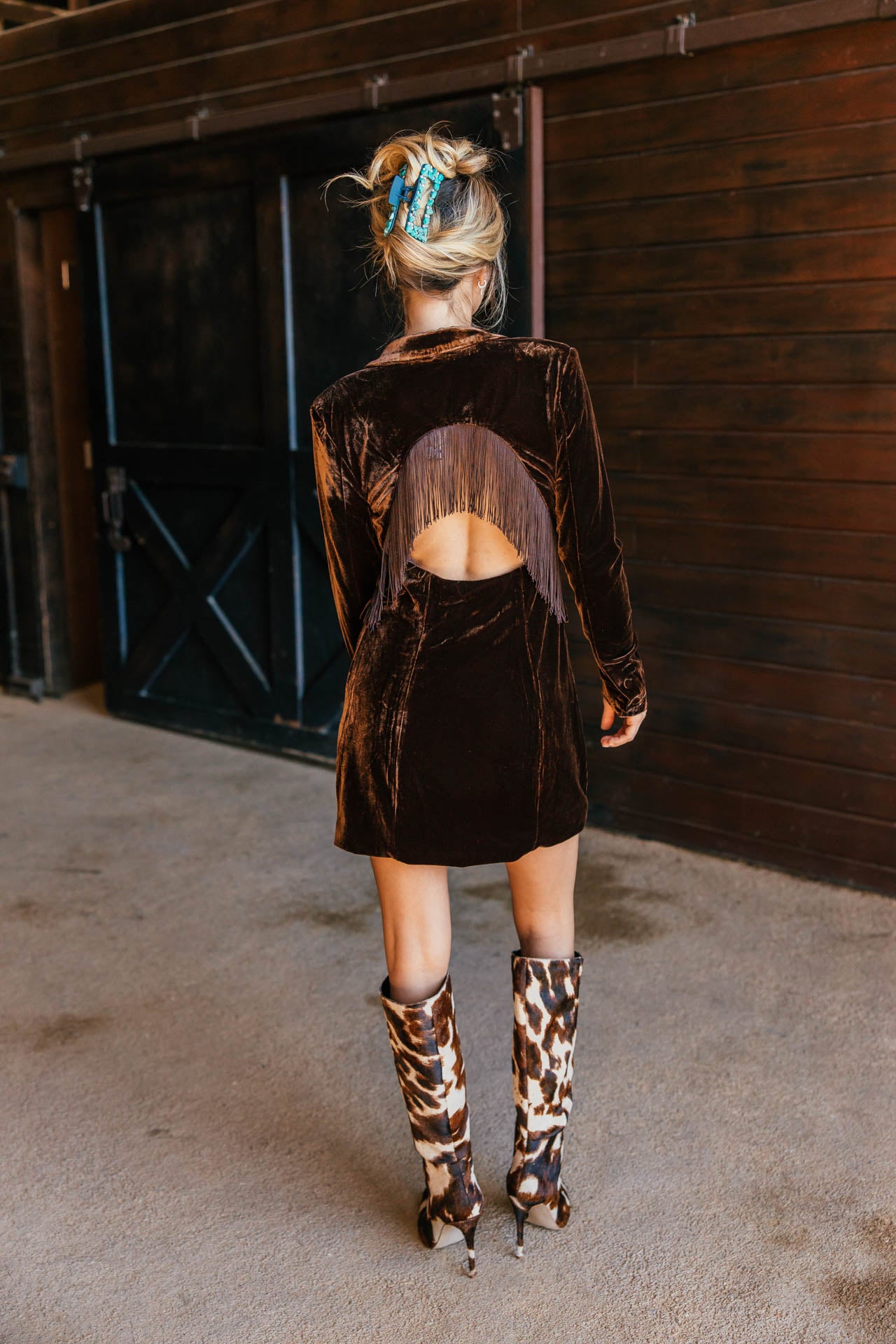 NEW!! "Jolene" Fringe Blazer Dress