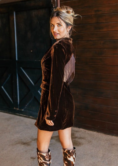 NEW!! "Jolene" Fringe Blazer Dress