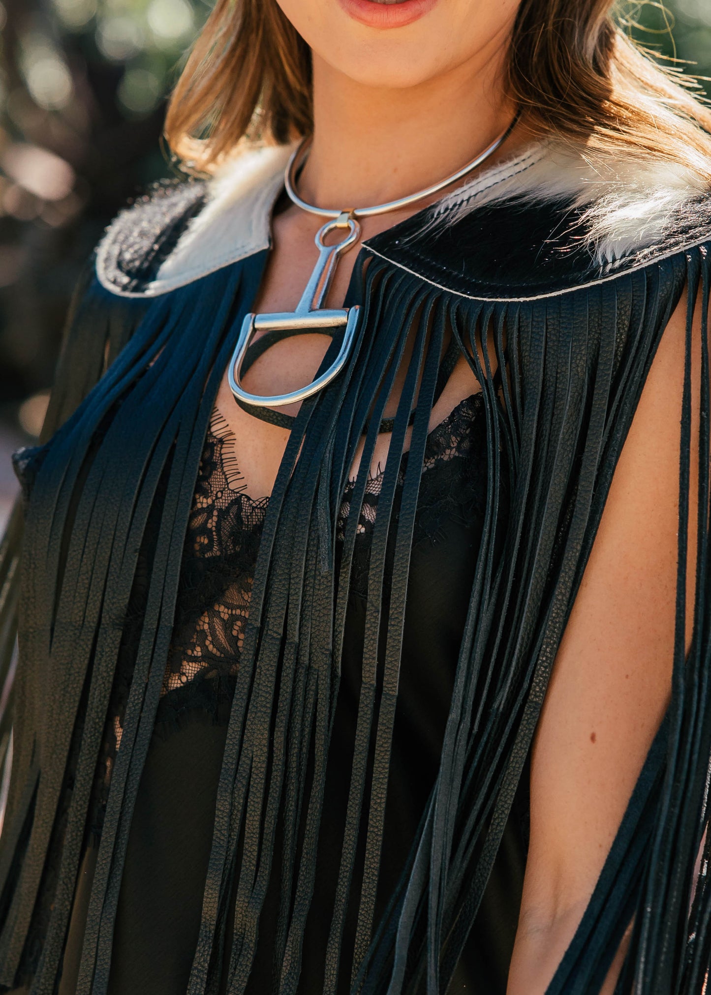 NEW!! Horsebit Necklace in Silver