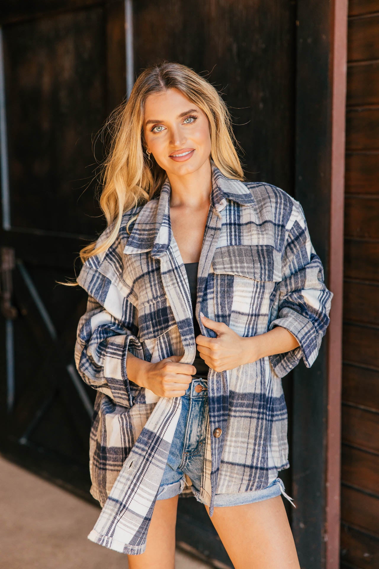 NEW!! "Desert Revival" Plaid Shacket