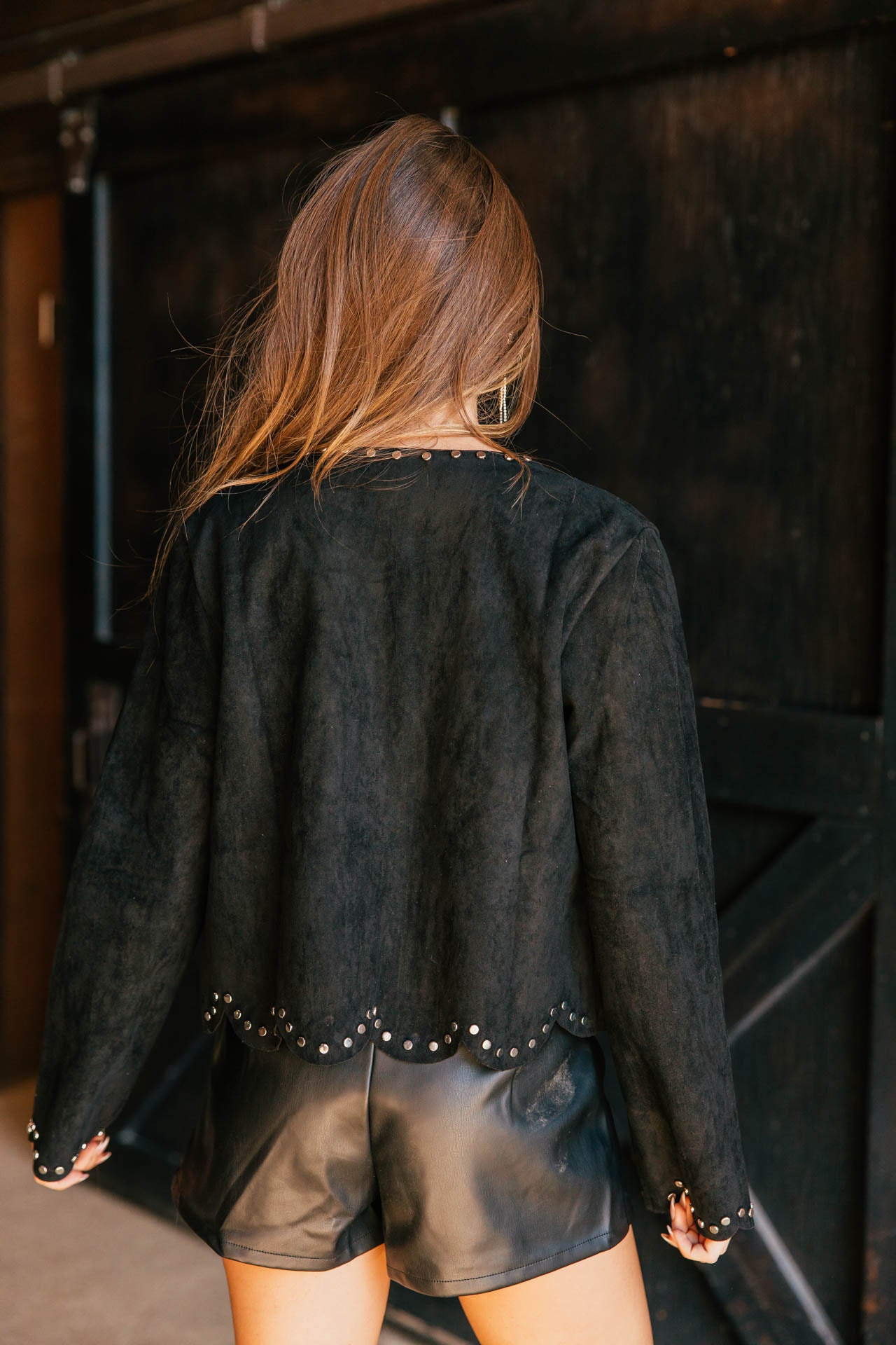 FINAL SALE!! Black Studded Jacket