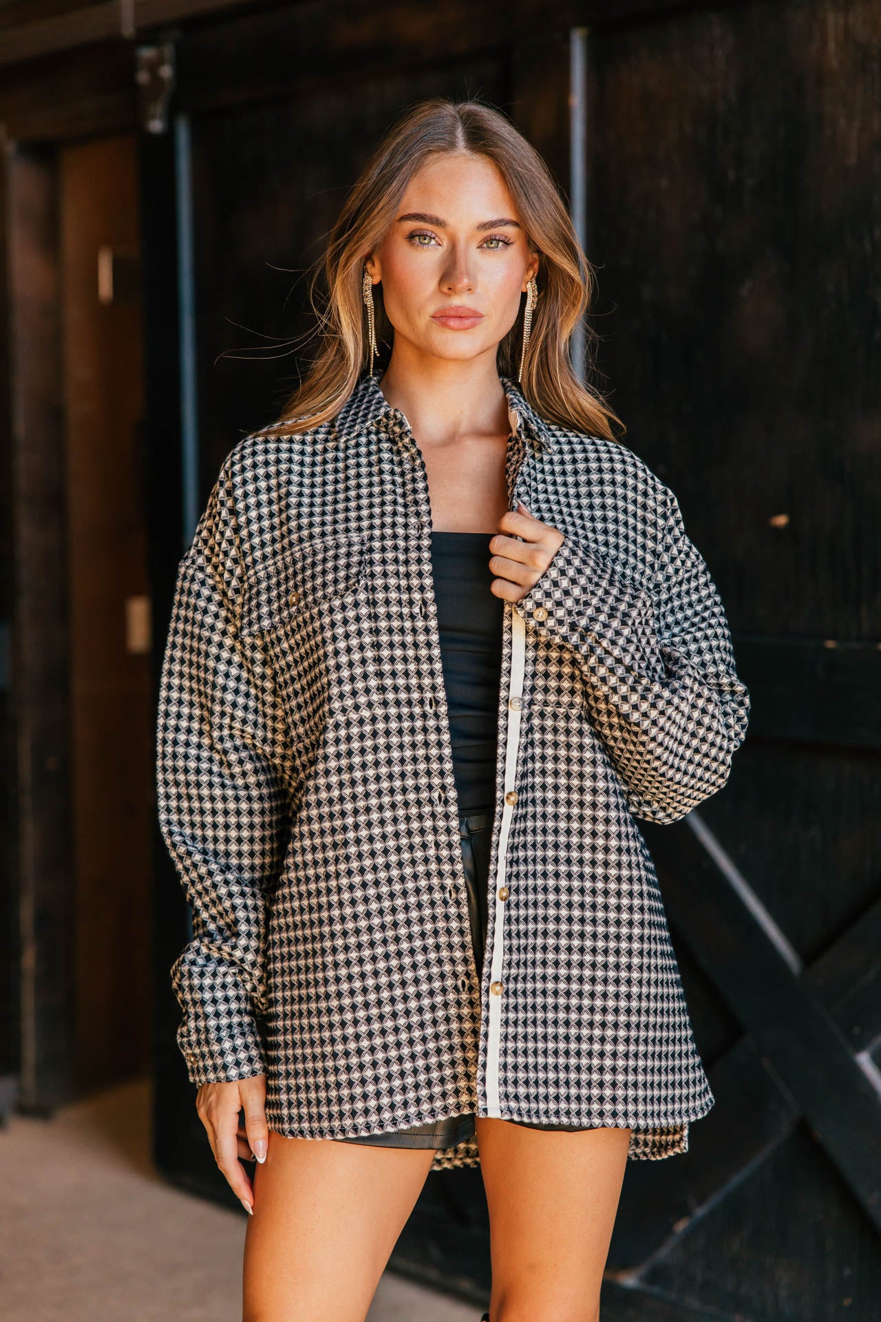 NEW!! "Sienna" Plaid Shacket