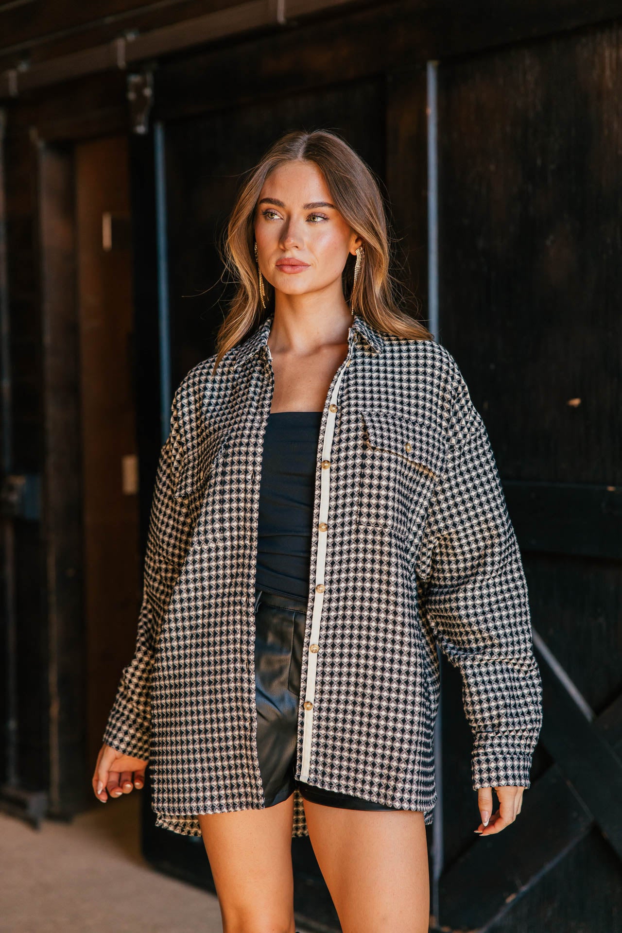 NEW!! "Sienna" Plaid Shacket