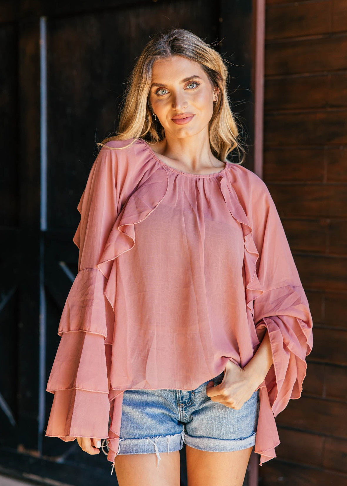 NEW!! Cienna Ruffle Top