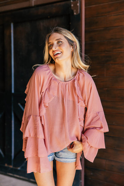NEW!! Cienna Ruffle Top