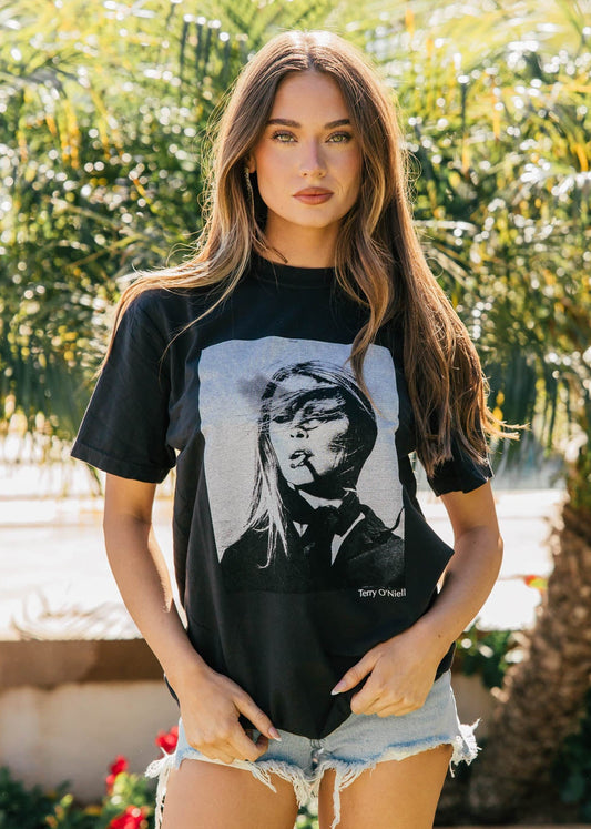 NEW!! The "Paris Icon" Tee in Black