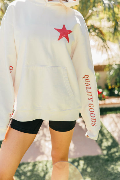 NEW!! American Spirit Hoodie in Creme