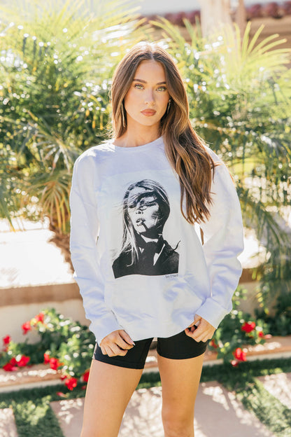 NEW!! The "Paris Icon" Sweatshirt in White