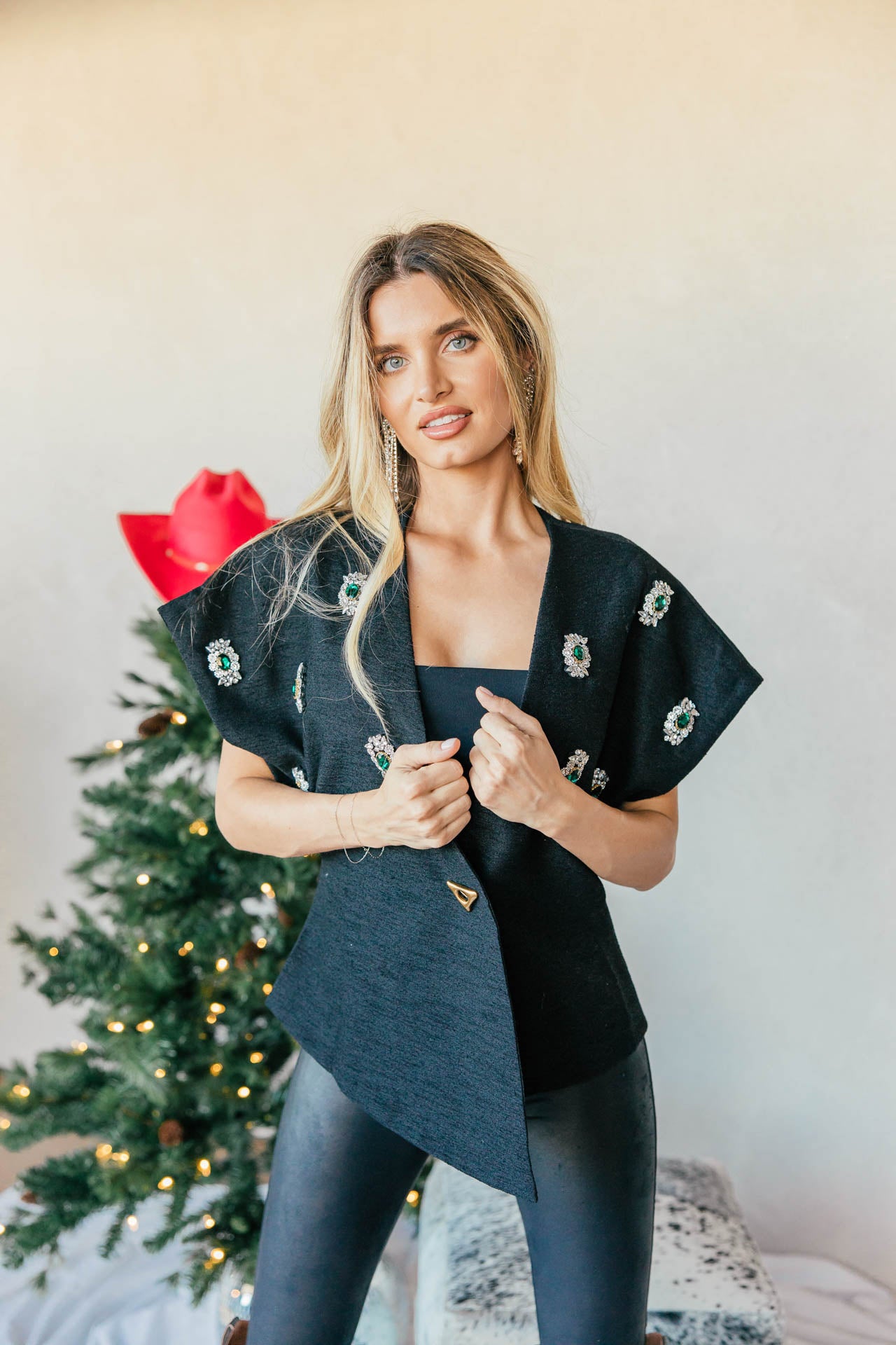 NEW!! "Holiday Glam" Embellished Top