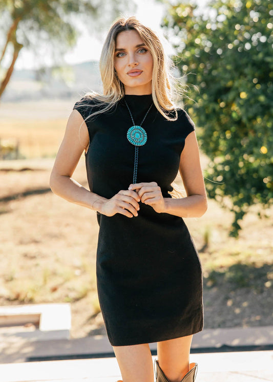 NEW!! "Don't Mind Me" Knit Black Dress