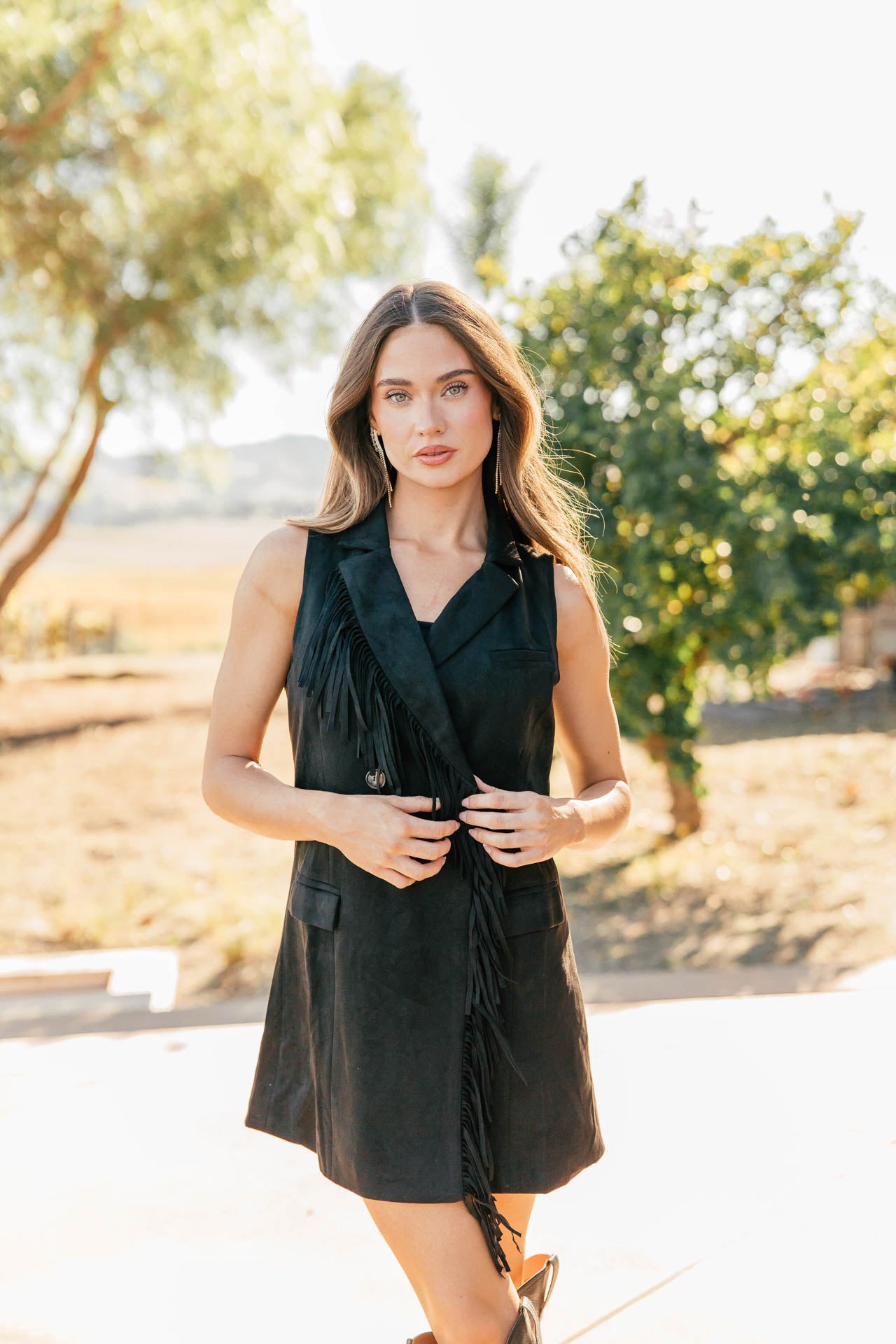 NEW!! "Cowgirl Glam" Fringe Blazer Dress