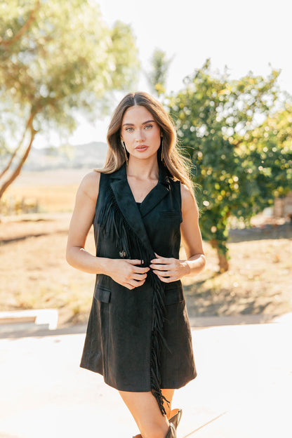NEW!! "Cowgirl Glam" Fringe Blazer Dress
