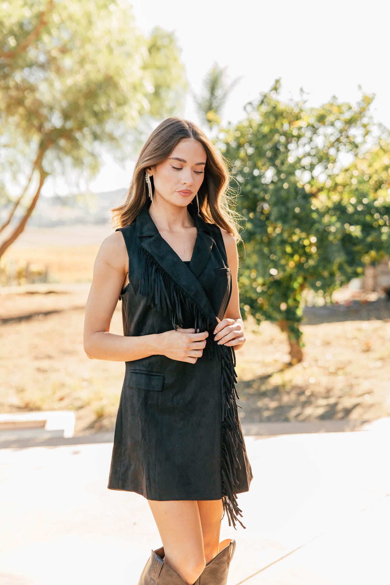 NEW!! "Cowgirl Glam" Fringe Blazer Dress