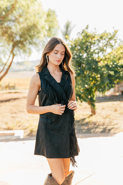 NEW!! "Cowgirl Glam" Fringe Blazer Dress