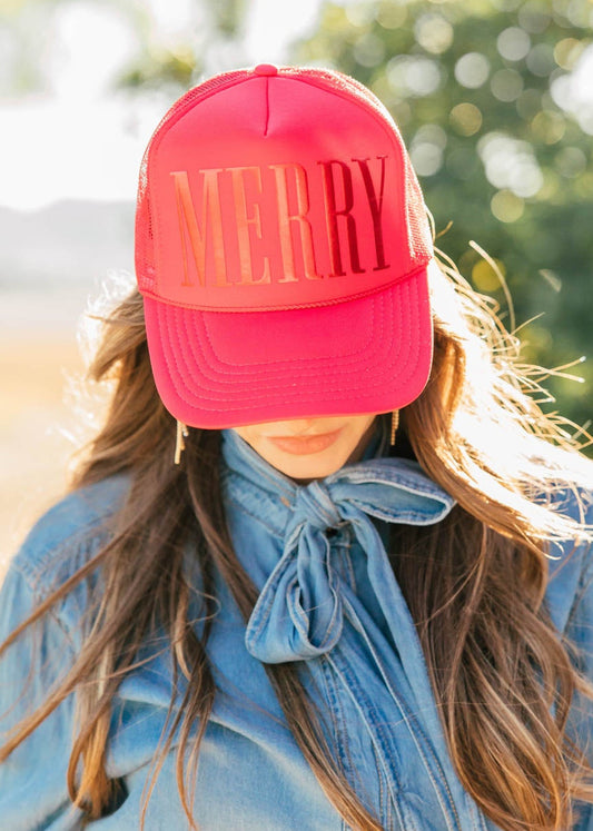 NEW!!"Merry" Trucker Hat